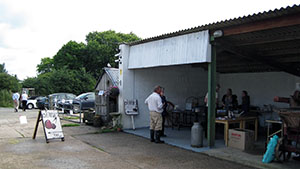 Summer 2009 - The Farm Shop wasn't much more than just a few tables in a shed.